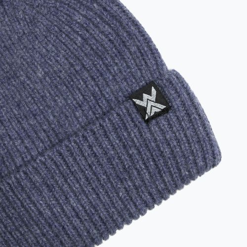 Berretto invernale per bambini WOOLCANO Merino 100% HAT0440 blu navy