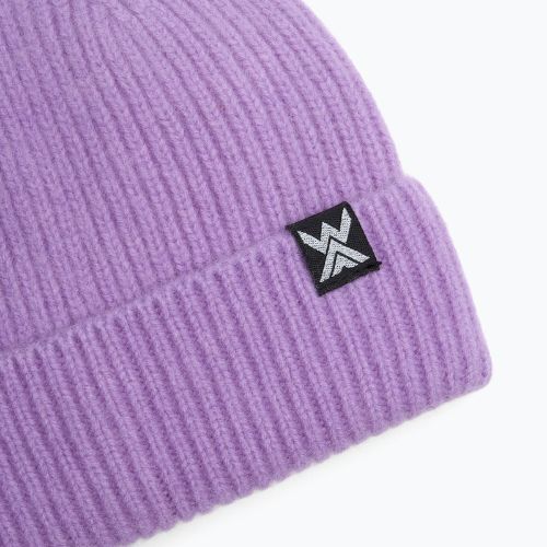 WOOLCANO berretto invernale per bambini 100% Merino HAT0440 viola