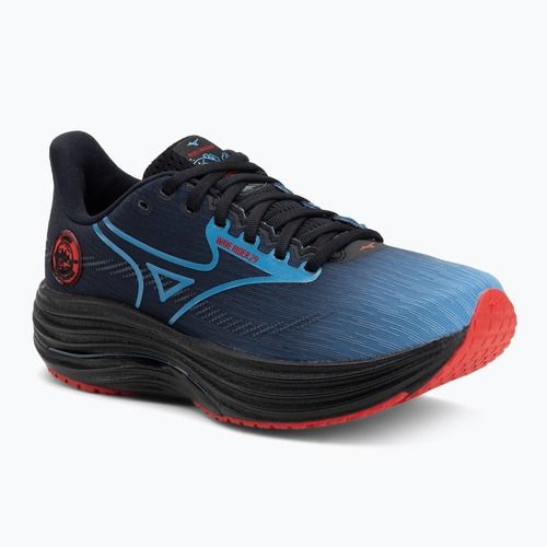 Mizuno Wave Rider 29 scarpa da corsa amsterdam nero/all aboard/alto rischio rosso