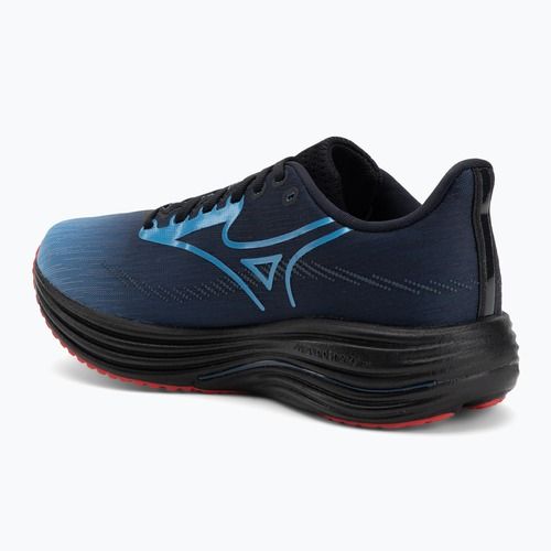 Mizuno Wave Rider 29 scarpa da corsa amsterdam nero/all aboard/alto rischio rosso