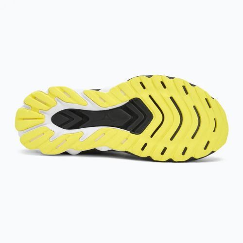 Scarpe da corsa da uomo Mizuno Wave Skyrise 6 nero/nebbia marina/limone tonico