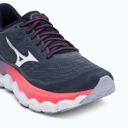 Scarpe da corsa donna Mizuno Wave Horizon 8 odyssey grigio/bianco/striking co