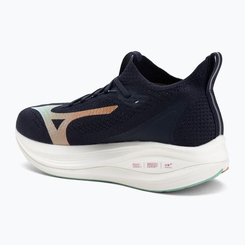 Mizuno Neo Vista 2 scarpa da corsa bianco/bianco/iris bloom baritone blue/baritone blue/tangello