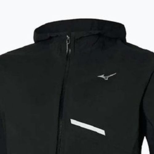 Giacca da corsa da uomo Mizuno Waterproof 20K ER nero