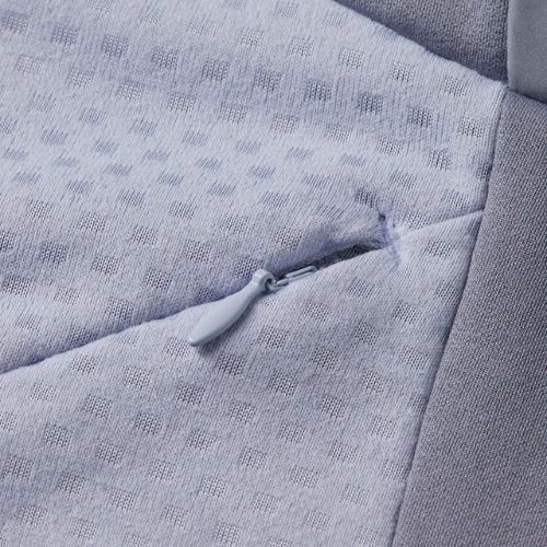 Giacca da corsa Mizuno Active Warm Hybrid Full Zip Hooded donna quicksilver