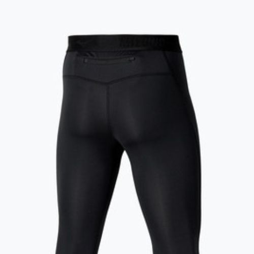Leggings da corsa da uomo Mizuno Core Impulse Long nero