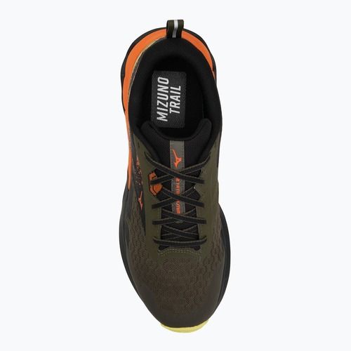Scarpe da corsa da uomo Mizuno Wave Ibuki 5 foglia d'uva/arancio esotico/limone
