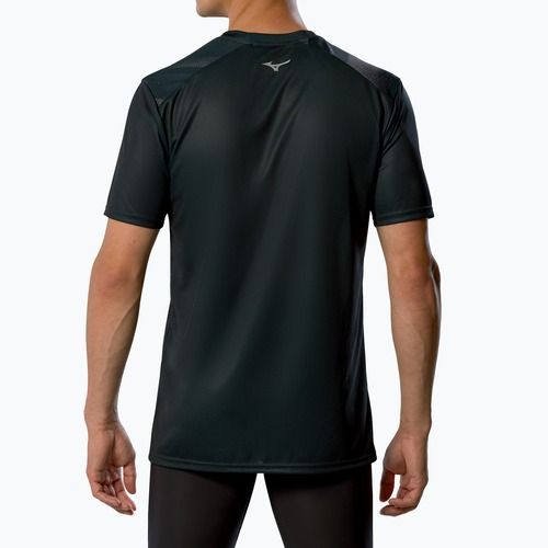 Maglietta da corsa da uomo Mizuno Core Graphic Tee nero