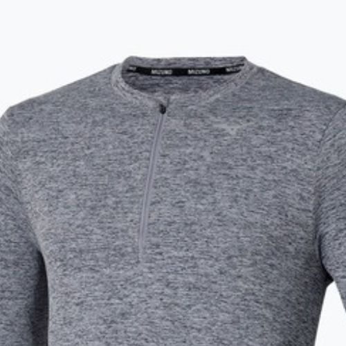 Mizuno Core Impulse Half Zip Tee Uomo quicksilver running longsleeve