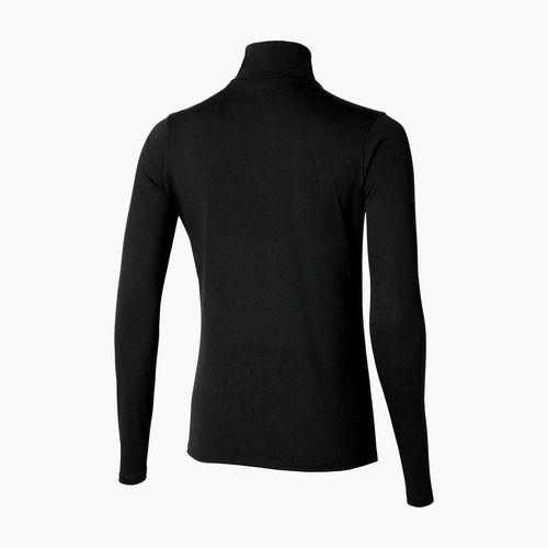 Felpa running donna Mizuno Core Impulse Half Zip Tee nero