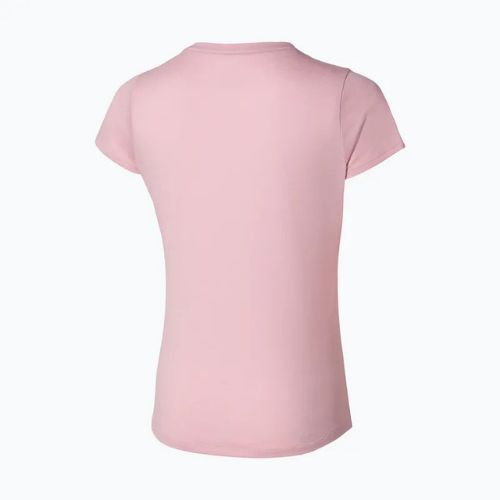 Maglietta da running da donna Mizuno Core Runbird Tee color malva sbiancato