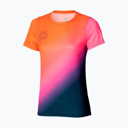 Maglietta da corsa da donna Mizuno Summer Pack QD Tee yuuyake