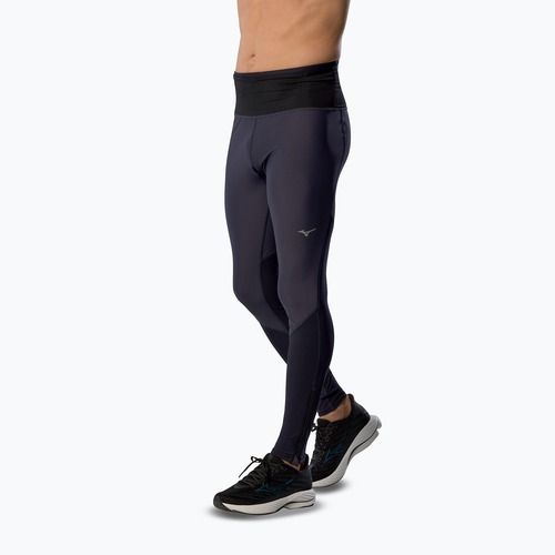 Leggings da corsa da uomo Mizuno Trail Multipocket Long odyssey grigio
