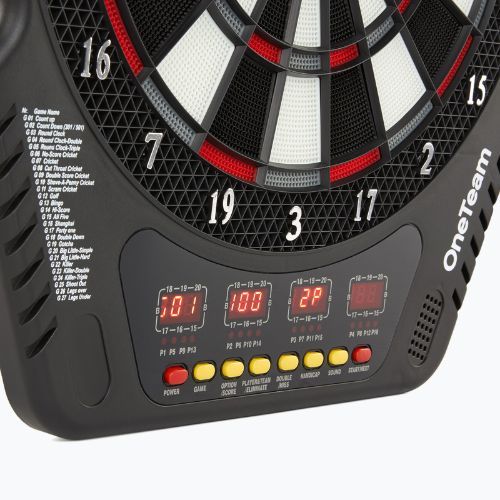 ONETEAM TargetJoy disco elettronico per freccette grigio