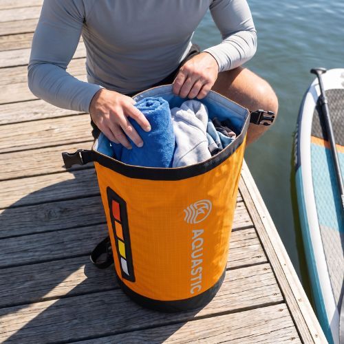 Sacca impermeabile AQUASTIC Dry Bag 20 l Nylon/TPU orange