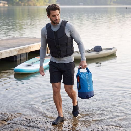 Sacca impermeabile AQUASTIC Dry Bag 8 l Nylon/TPU blue
