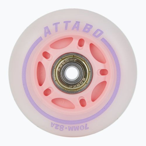 ATTABO Flashled M ruote rollerblade rosa