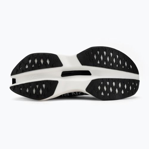 Scarpe da corsa On Cloudboom Max bianco/nero da uomo