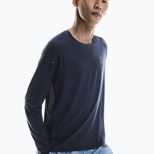 Uomo On Performance Long-T navy/nero manica lunga da running