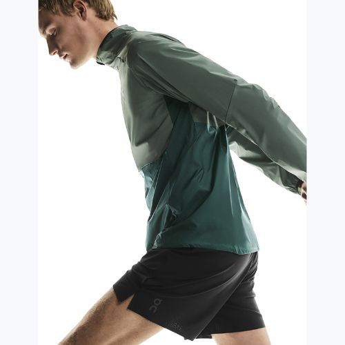 Giacca da corsa da uomo On Weather spirulina/oliva