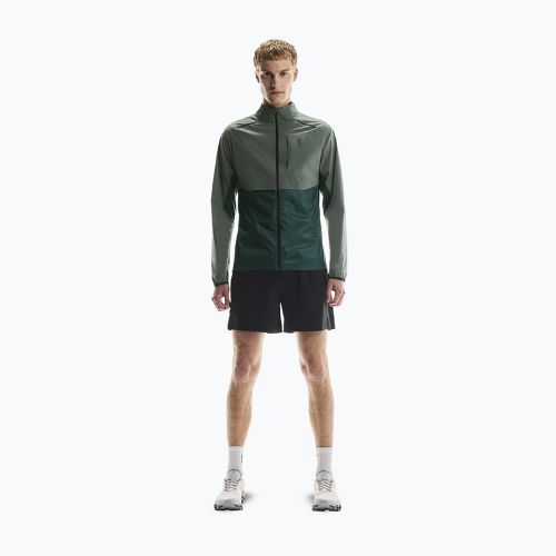Giacca da corsa da uomo On Weather spirulina/oliva