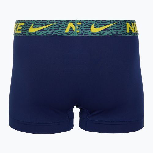 Boxer da uomo Nike Dri-Fit Essential Micro Trunk 3 paia blu void/lgh crim/brht citron/evergrn aura/abst wb