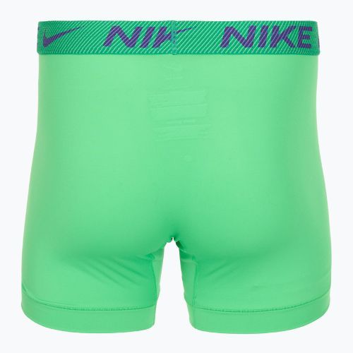 Uomo Nike Dri-Fit Essential Micro Boxer Brief 3 paia green shock/wild violet/nero txtd wb