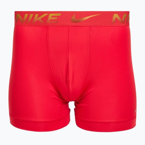 Boxer da uomo Nike Dri-Fit Essential Micro Boxer Brief 3 paia university red/nero/nero metallic grdient wb