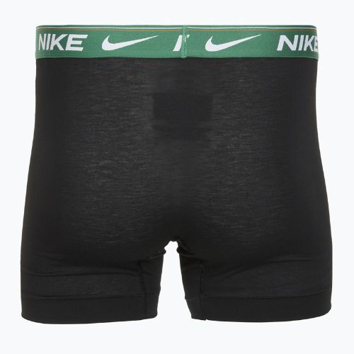 Boxer Nike Dri-FIT Ultra Comfort da uomo 3 paia nero evrgreen aura/deep night/nero in vita