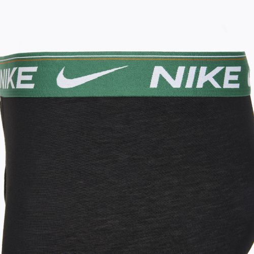 Boxer Nike Dri-FIT Ultra Comfort da uomo 3 paia nero evrgreen aura/deep night/nero in vita