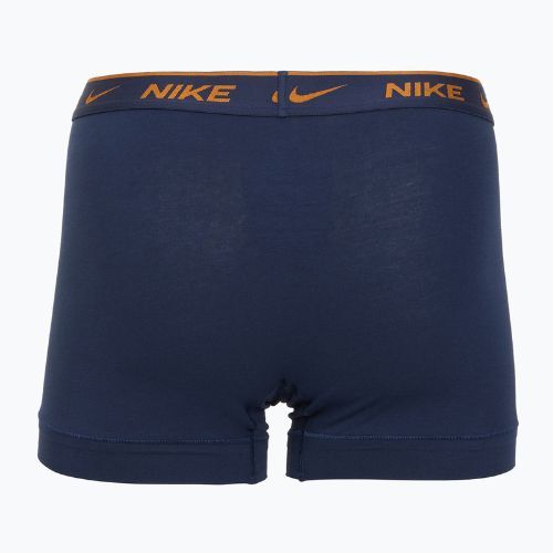 Uomo Nike Everyday Cotton Stretch Trunk boxer 3 paia light crimson/midnight navy/nero