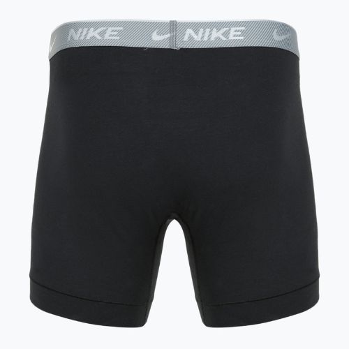 Uomo Nike Everyday Cotton Stretch boxer 3 paia bi/grigio ferro/grigio chiaro texture lucida wb