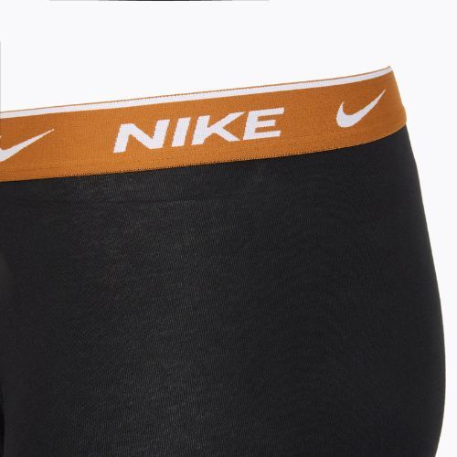 Uomo Nike Everyday Cotton Stretch boxer 3 paia nero light crimsn/desrt ochre/nero in vita