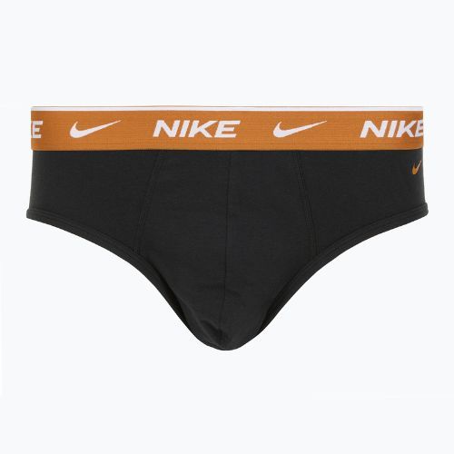 Uomo Nike Everyday Cotton Stretch Brief 3 paia nero light crimson/desert ochre/nero wb