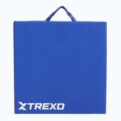 Materasso da ginnastica pieghevole TREXO 180 x 60 x 5 cm blu