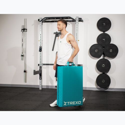 Materasso da ginnastica pieghevole TREXO 195 x 80 x 5 cm verde