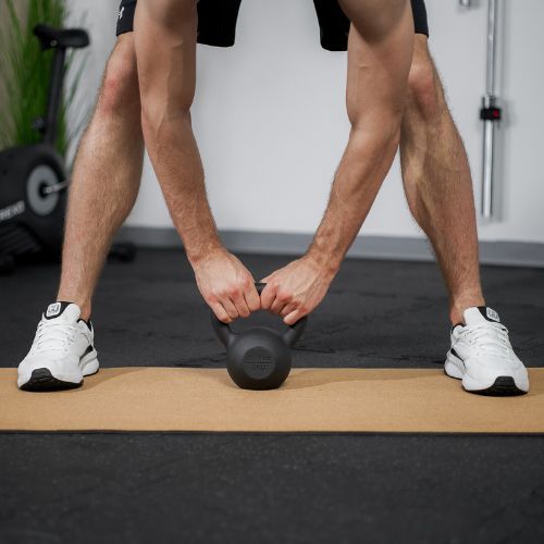 Kettlebell in ghisa TREXO 8kg nero