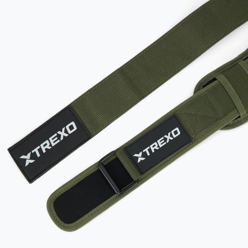 Cintura per sollevamento pesi XTREXO in neoprene green
