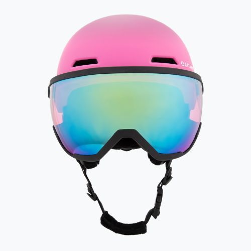 Casco da sci per bambini ATTABO Avens 2.0 Jr Visor pink