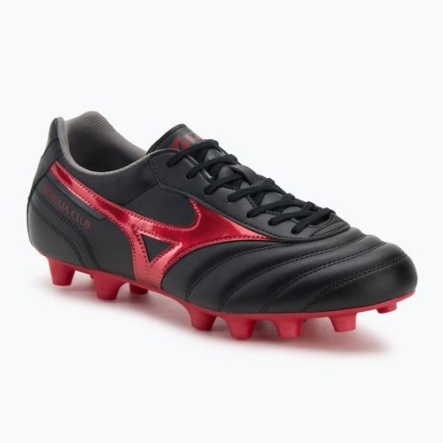 Mizuno Morelia II Club FG scarpe da calcio nero/morelia 40° rosso/nero sabbia
