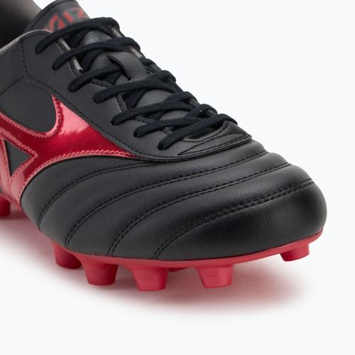 Mizuno Morelia II Club FG scarpe da calcio nero/morelia 40° rosso/nero sabbia