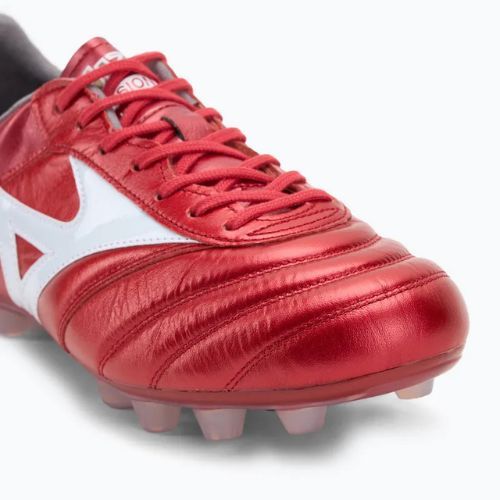 Scarpe da calcio Mizuno Morelia II Japan Md rosso/bianco/nero da uomo