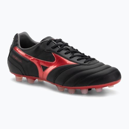 Scarpe da calcio Mizuno Morelia II Elite FG Uomo nero/morelia 40° rosso/nero sabbia