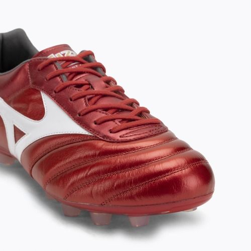 Scarpe da calcio Mizuno Morelia II Elite FG uomo 40° rosso/bianco/nero