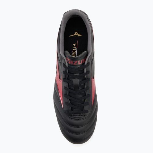 Scarpe da calcio Mizuno Morelia II Pro FG uomo nero/morelia 40° rosso/nero sabbia