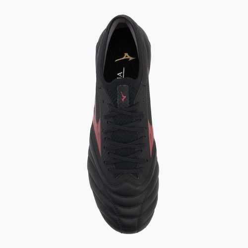 Mizuno Morelia Neo IV Β Elite MD nero/morelia 40° rosso/nero scarpe da calcio uomo
