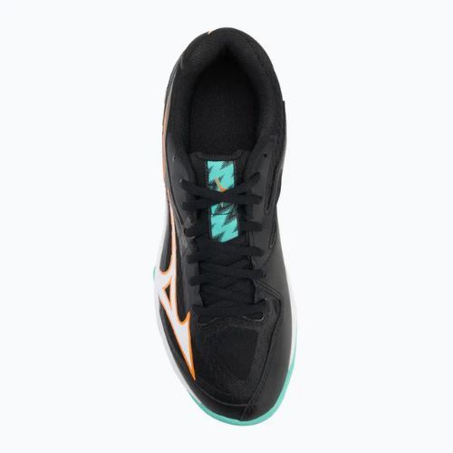 Scarpe da pallavolo Mizuno Thunder Blade Z nero/tangelo/verde ghiaccio