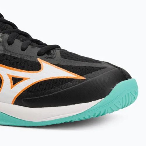 Scarpa da pallavolo Mizuno Thunder Blade Z Mid nero/tangelo/verde ghiaccio