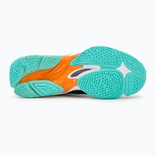Scarpe da pallavolo Mizuno Wave Lightning Z8 nero/tangelo/verde ghiaccio
