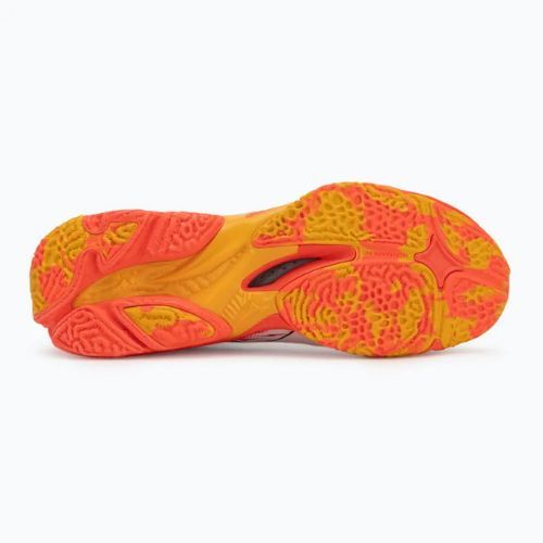 Scarpe da pallavolo Mizuno Wave Lightning Neo 3 bianco/fuoco corallo 2/citrus